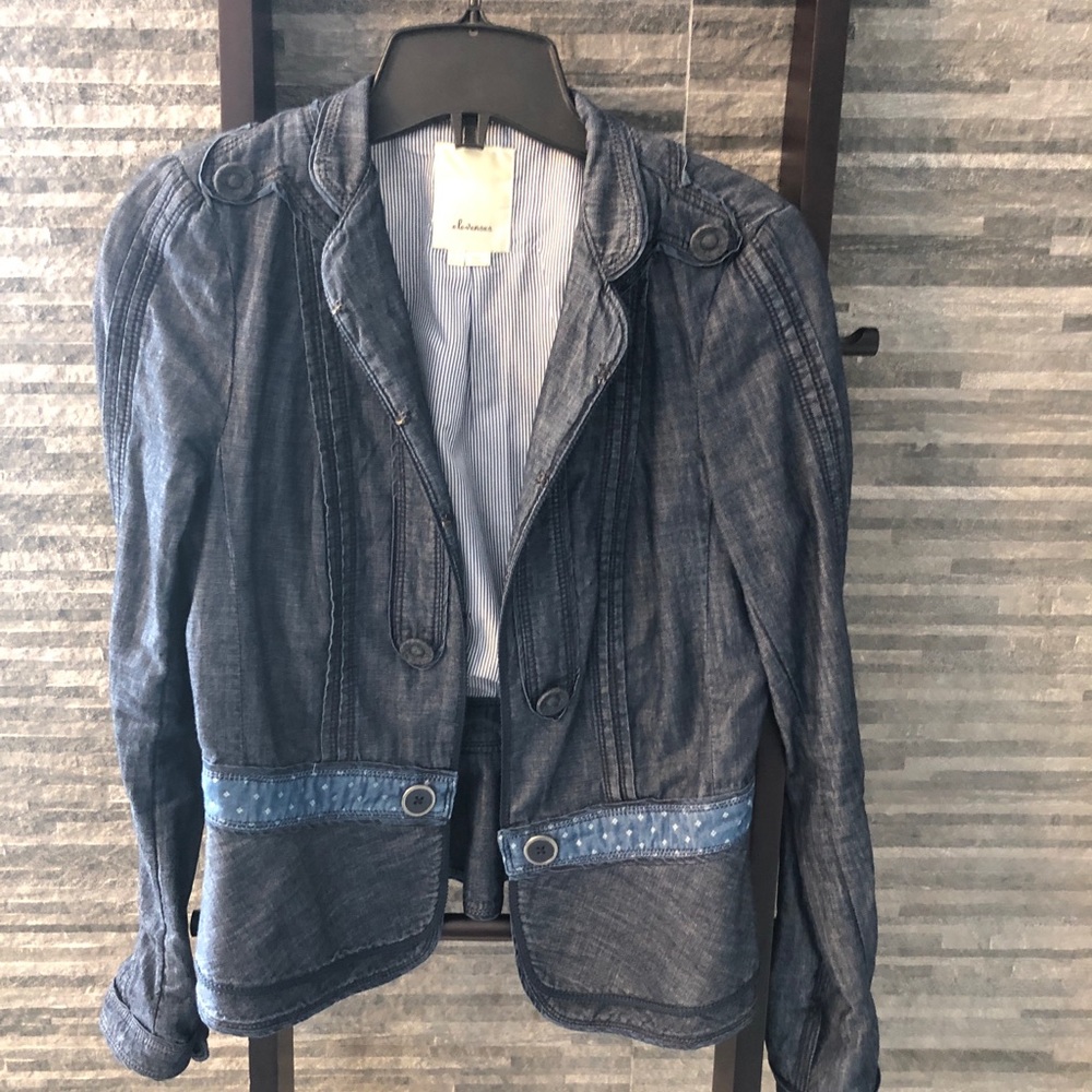 Anthropologie Brand Elevenses Jeans Jacket